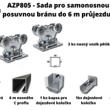 C80.6.FE - SADA PRO SAMONOSNOU POSUVNOU BRÁNU DO 6 M PRŮJEZDU (2)